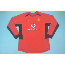 Manchester United Retro Manga Larga Local 02-04