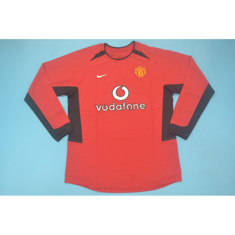 Manchester United Retro Manga Larga Local 02-04