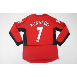 Manchester United Retro Manga Larga Local 02-04