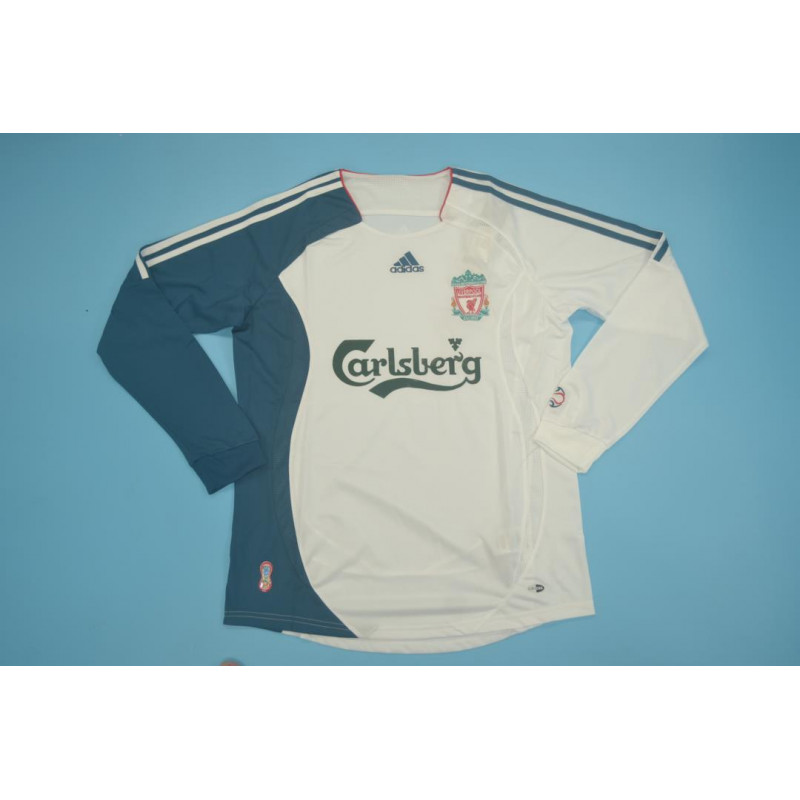 Liverpool Retro Manga Larga Visitante 06-07