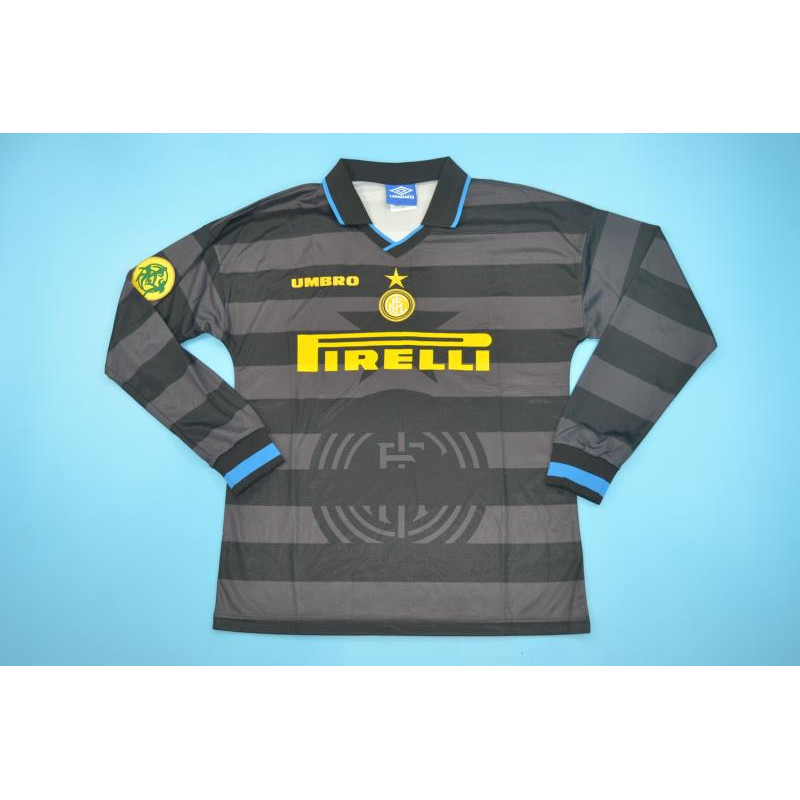 Inter de Milan Retro Manga Larga Version UEFA Tercera 97-98