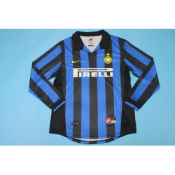 Inter de Milan Retro Manga Larga Local 98-99