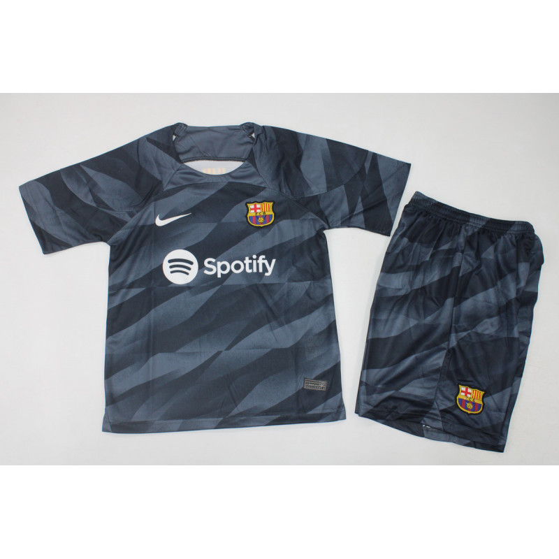 Barcelona Portero KIT NIÑO Negra 23-24