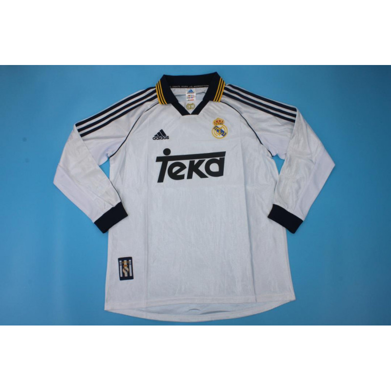 Real Madrid Retro Manga Larga Local 98-00