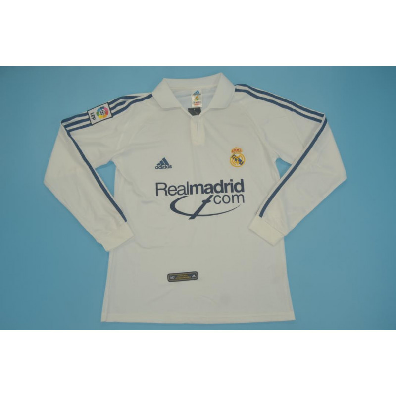 Real Madrid Retro Manga Larga Local 01-02