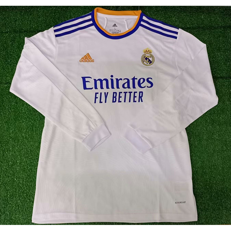 Real Madrid Retro Manga Larga Local 21-22