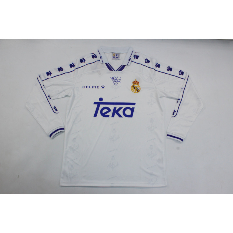 Real Madrid Retro Manga Larga Local 94-96