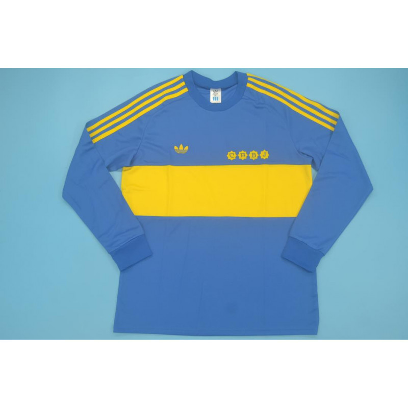 Boca Juniors Retro Manga Larga Local 81