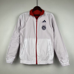 Ajax Cortavientos Reversible Rojo Blanco