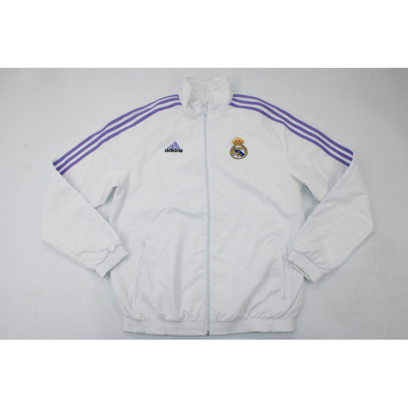 Real Madrid Cortavientos Reversible Blanco