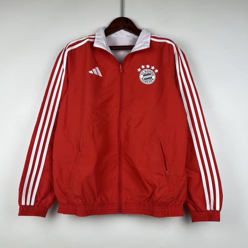 Bayern Munich Cortavientos Reversible Rojo Blanco