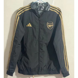 Arsenal Cortavientos Reversible Negro