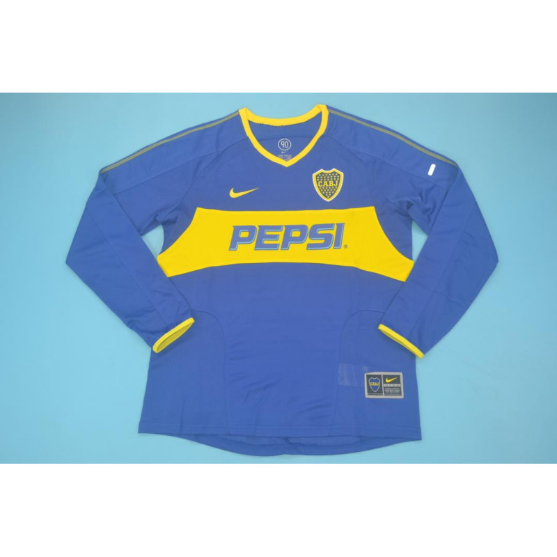 Boca Juniors Retro Manga Larga Local 03-04