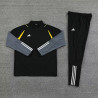 Chandal Entrenamiento Adidas Negro Gris Amarillo