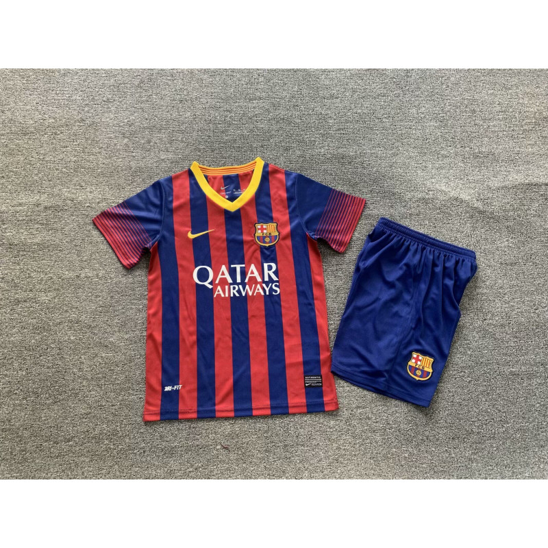 Barcelona Retro KIT NIÑO Local 13-14