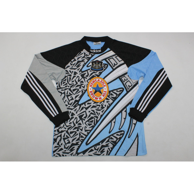 Newcastle Retro Manga Larga Portero Azul 95-96