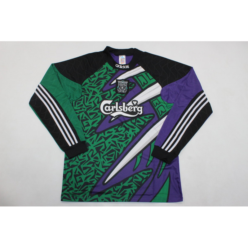 Liverpool Retro Manga Larga Portero Morada 95-96