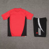 Kit Entrenamiento Manchester United Rojo Negro 24-25