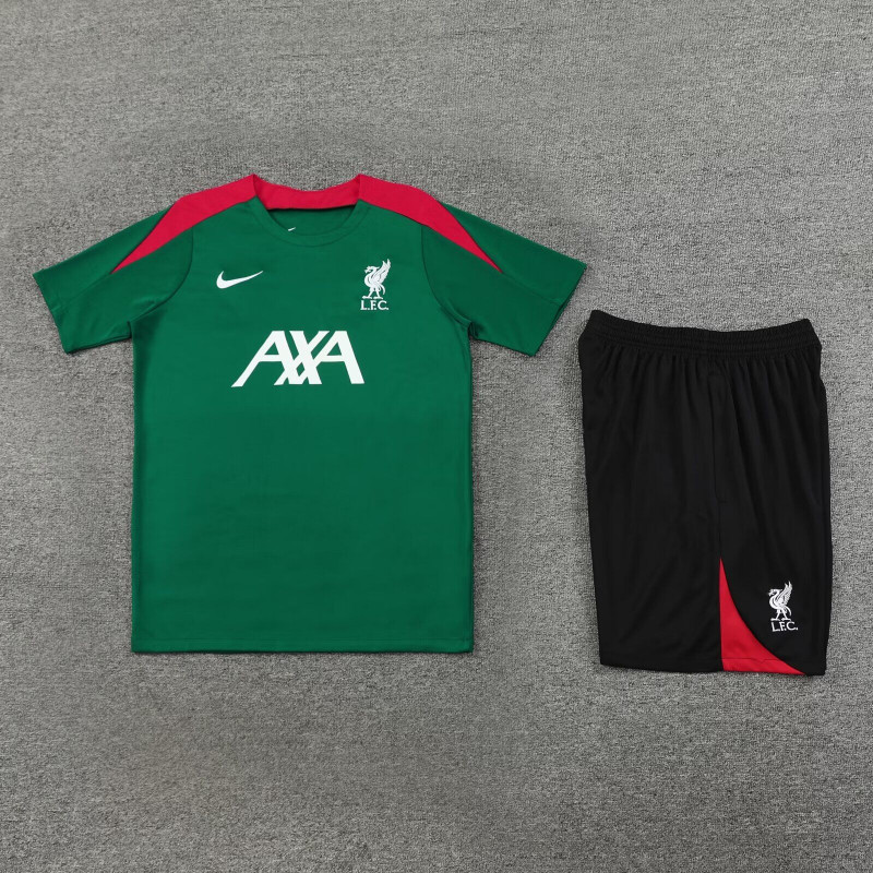 Kit Entrenamiento Liverpool Verde Rojo 24-25