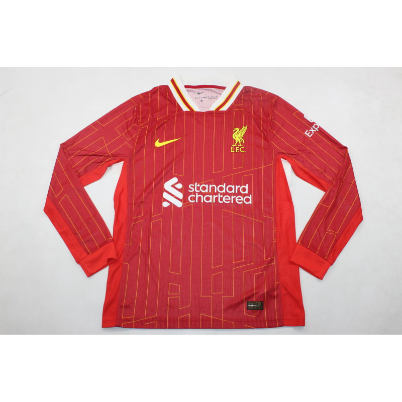 Liverpool Player Version Manga Larga Local 24-25