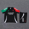 Kit Entrenamiento Arsenal Negro Rojo Verde 24-25