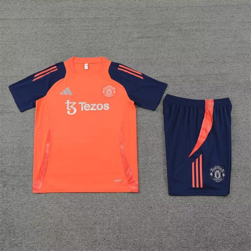 Kit Entrenamiento Manchester United Naranja 24-25