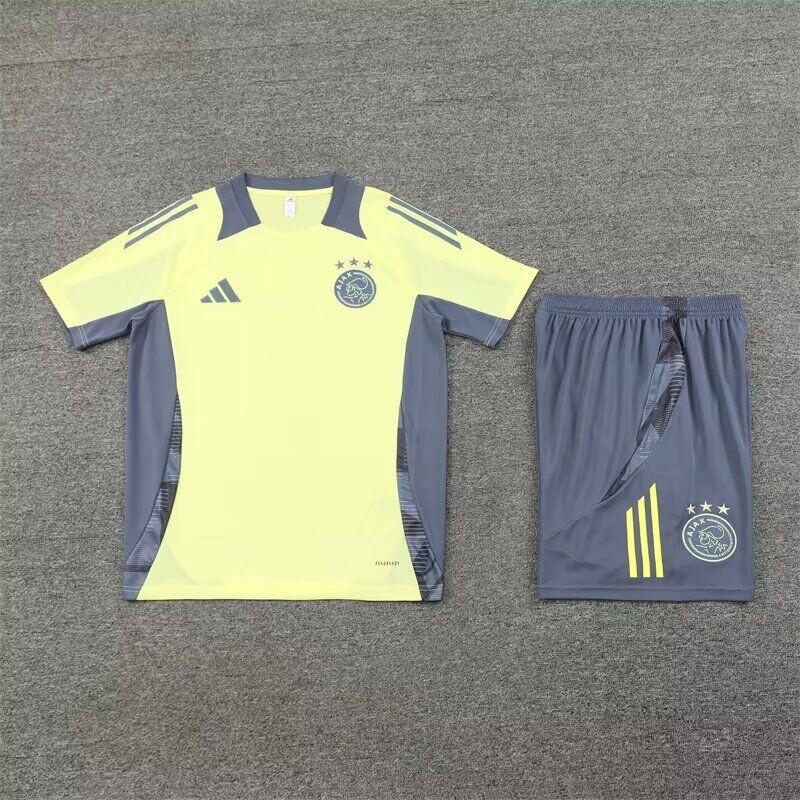 Kit Entrenamiento Ajax Gris Amarillo 24-25