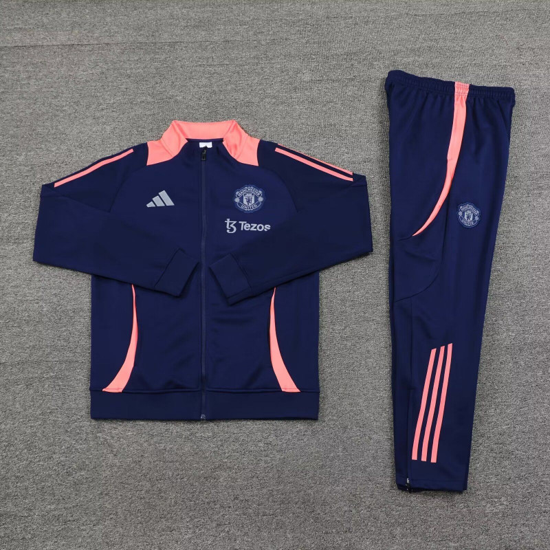 Manchester United Chandal Azul Rosa 24-25