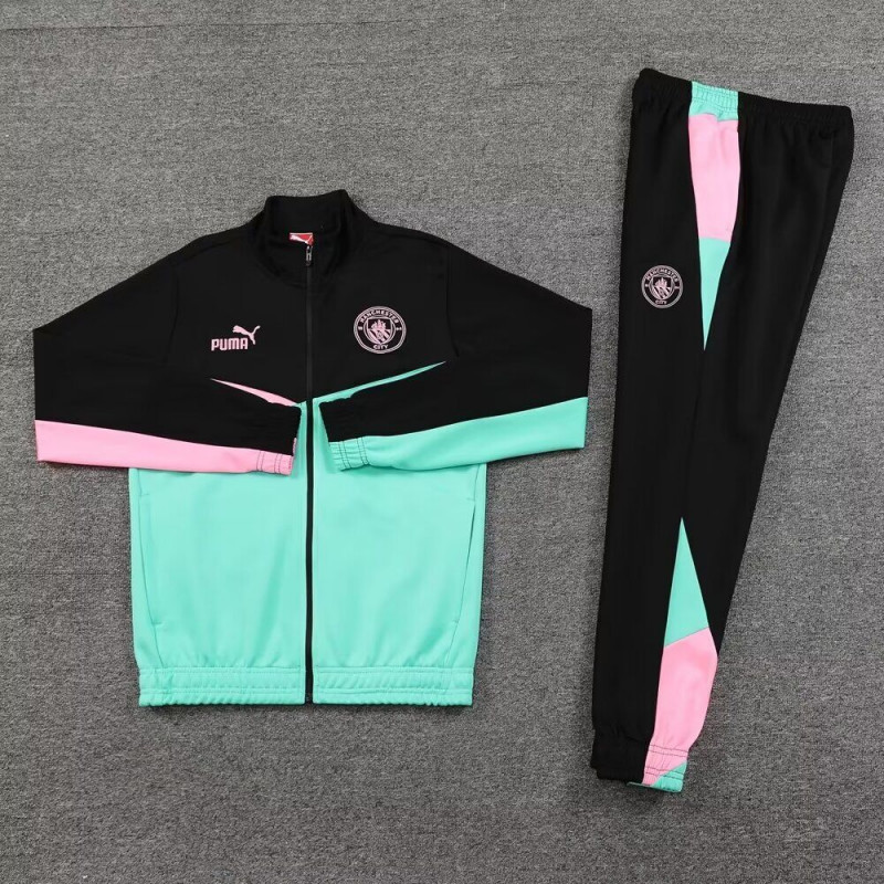 Manchester City Chandal Verde Negro Rosa 24-25