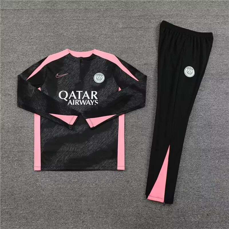 PSG Chandal Entrenamiento Rosa Negro 24 25