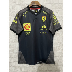 F1 Camiseta Ferrari Negra 2024