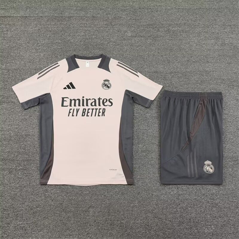 Kit Entrenamiento Real Madrid Rosa Claro 24-25