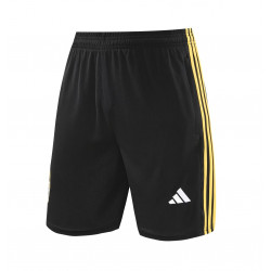 Real Madrid Pantalon Corto Entrenamiento Negro Amarillo 24-25