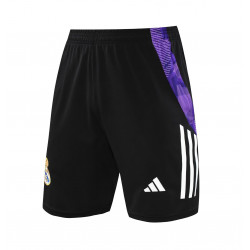 Real Madrid Pantalon Corto Entrenamiento Negro Morado 24-25