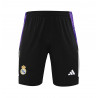 Real Madrid Pantalon Corto Entrenamiento Negro Morado 24-25