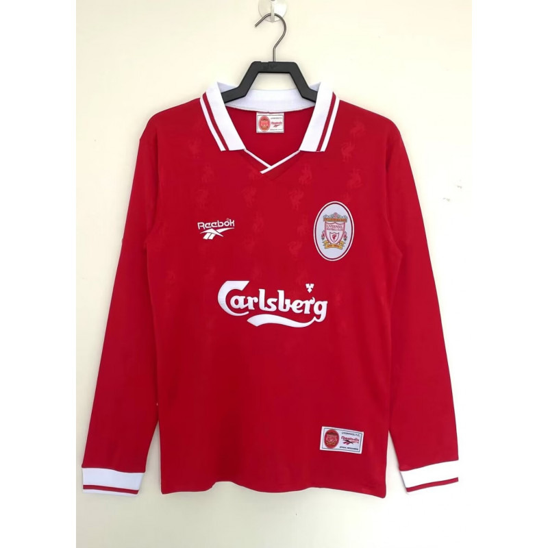 Liverpool Retro Manga Larga Local 96-98