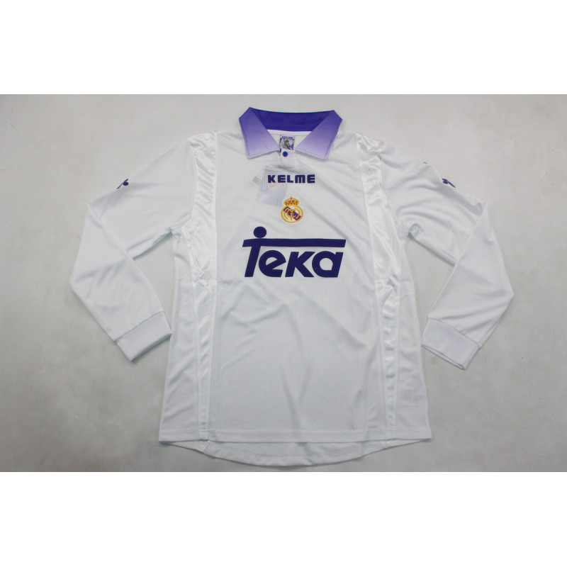 Real Madrid Retro Manga Larga Local 97-98