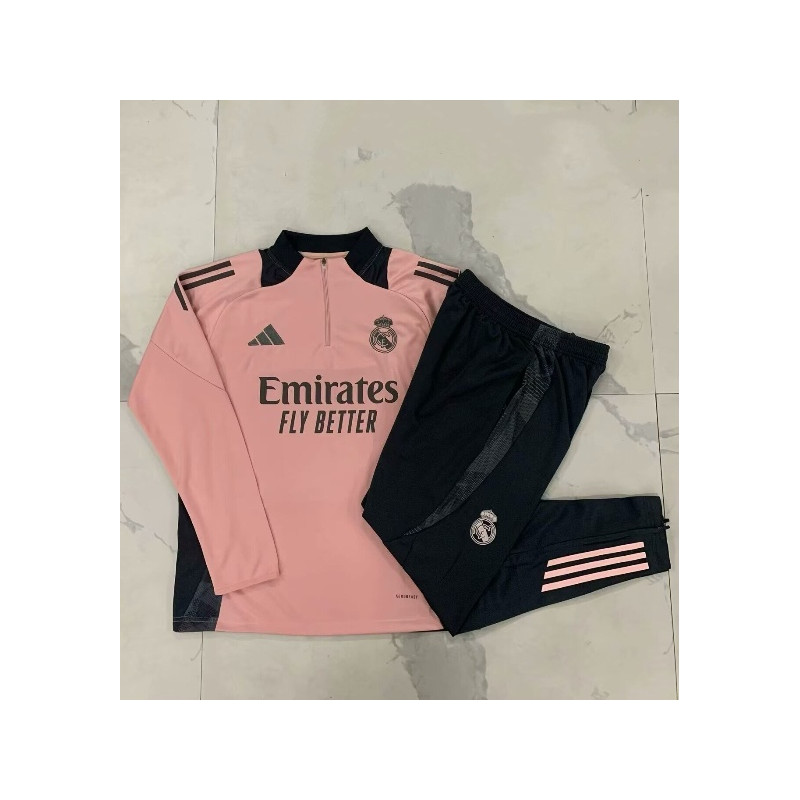 Chandal Niño Real Madrid Entrenamiento Rosa Negro 24-25