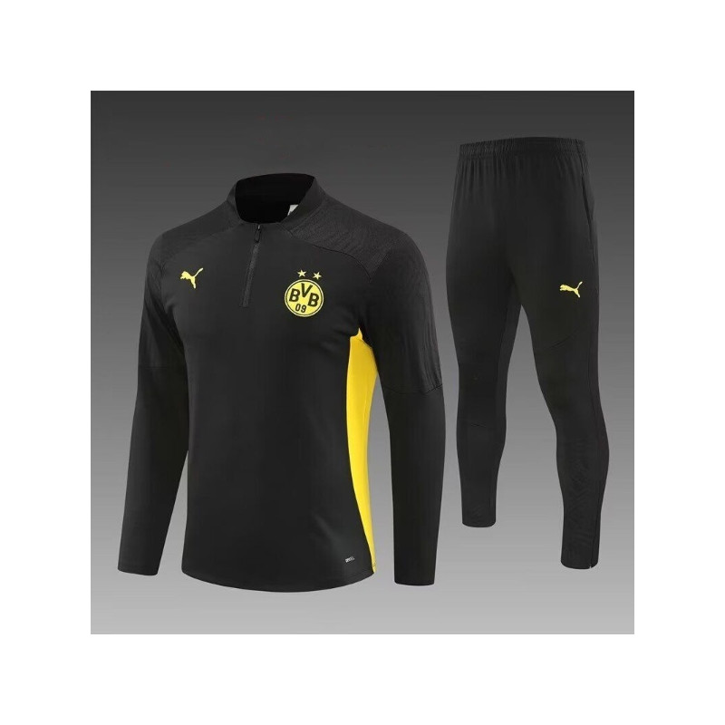 Chandal Niño Borussia Dortmund Negro 24-25