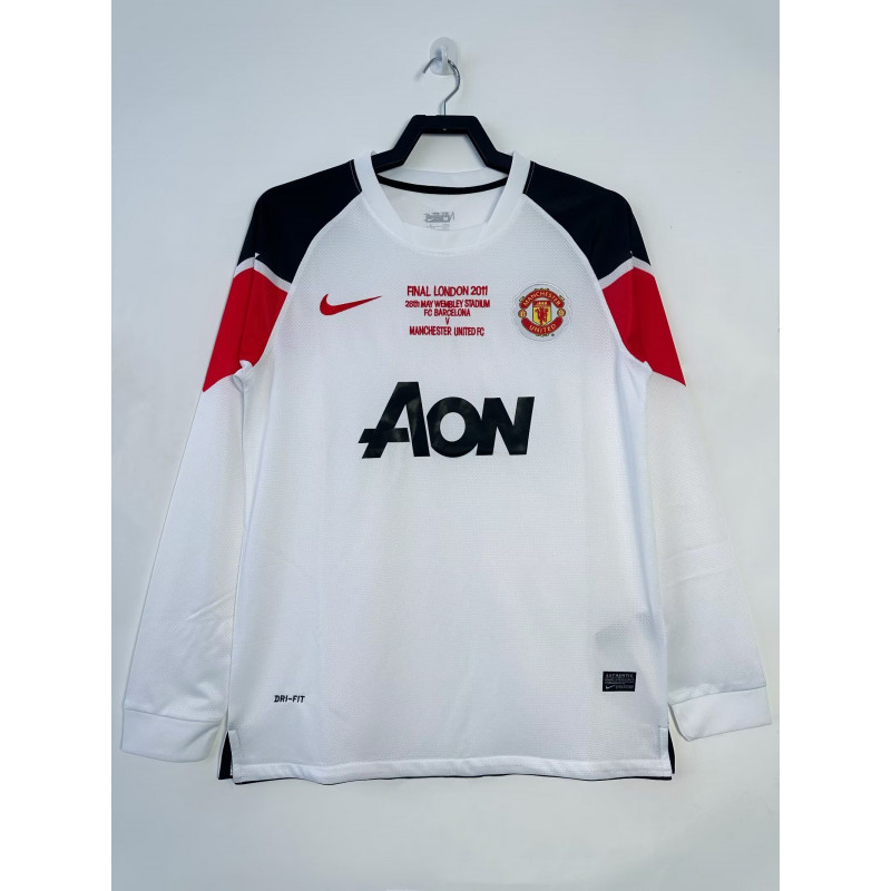 Manchester United Retro Manga Larga Final UCL 2011