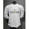 Real Madrid Retro Player Version Manga Larga Local 19-20