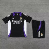 Kit Entrenamiento Real Madrid Negro Blanco Morado 24-25