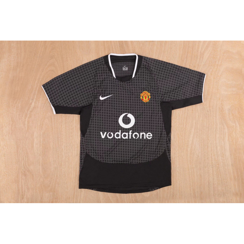 Manchester United Retro Visitante Gris 03-05