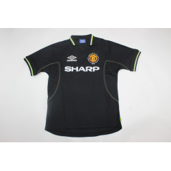 Manchester United Retro Triplete Negra 98-99