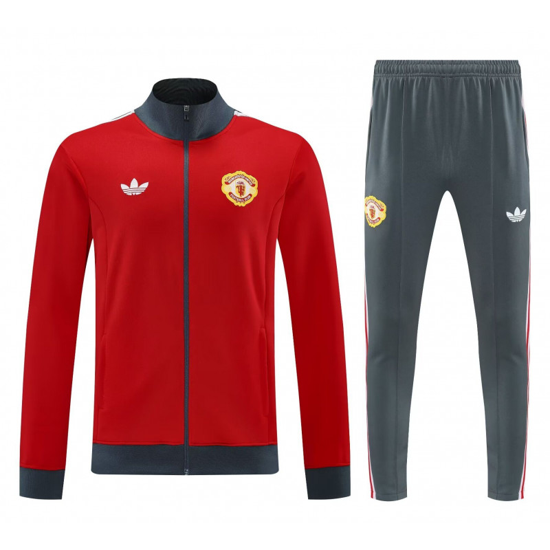 Manchester United Chandal Rojo Gris 24-25