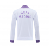 Real Madrid Chaqueta Chandal Blanca Morada 24-25