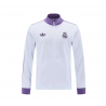 Real Madrid Chaqueta Chandal Blanca Morada 24-25