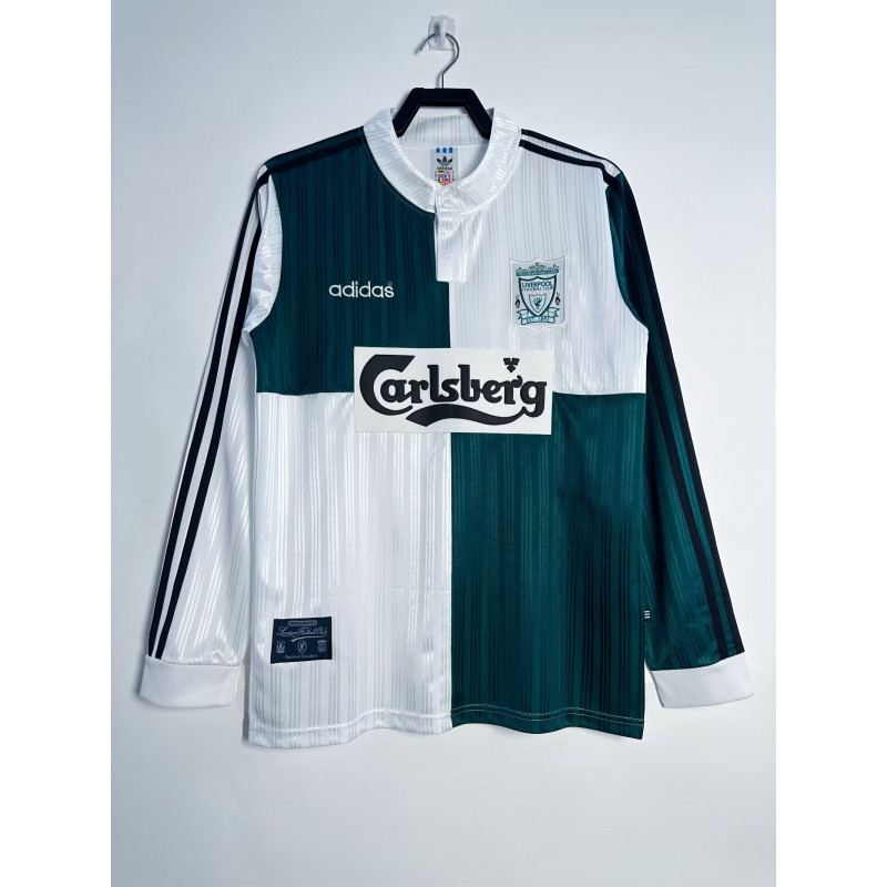 Liverpool Retro Manga Larga Visitante 95-96