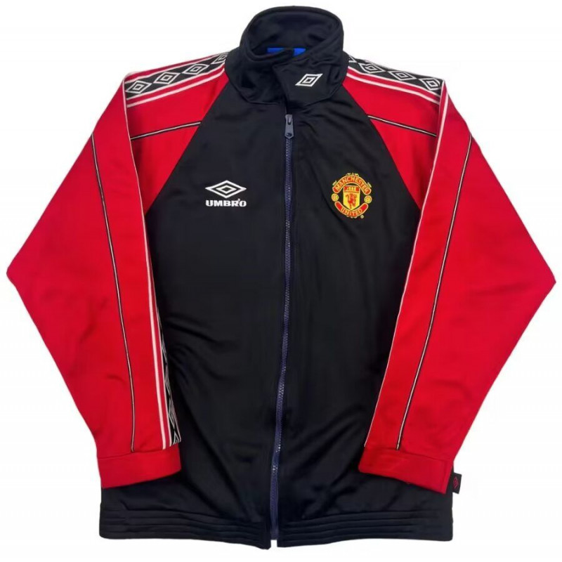 Manchester United Cortavientos Retro Rojo