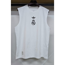 Real Madrid Sin Mangas Blanca
